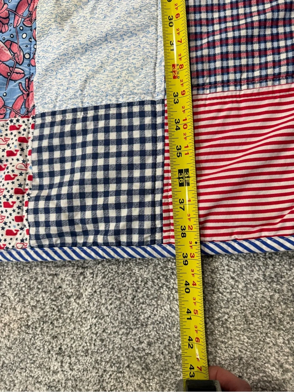 Vineyard Vines Target baby quilt